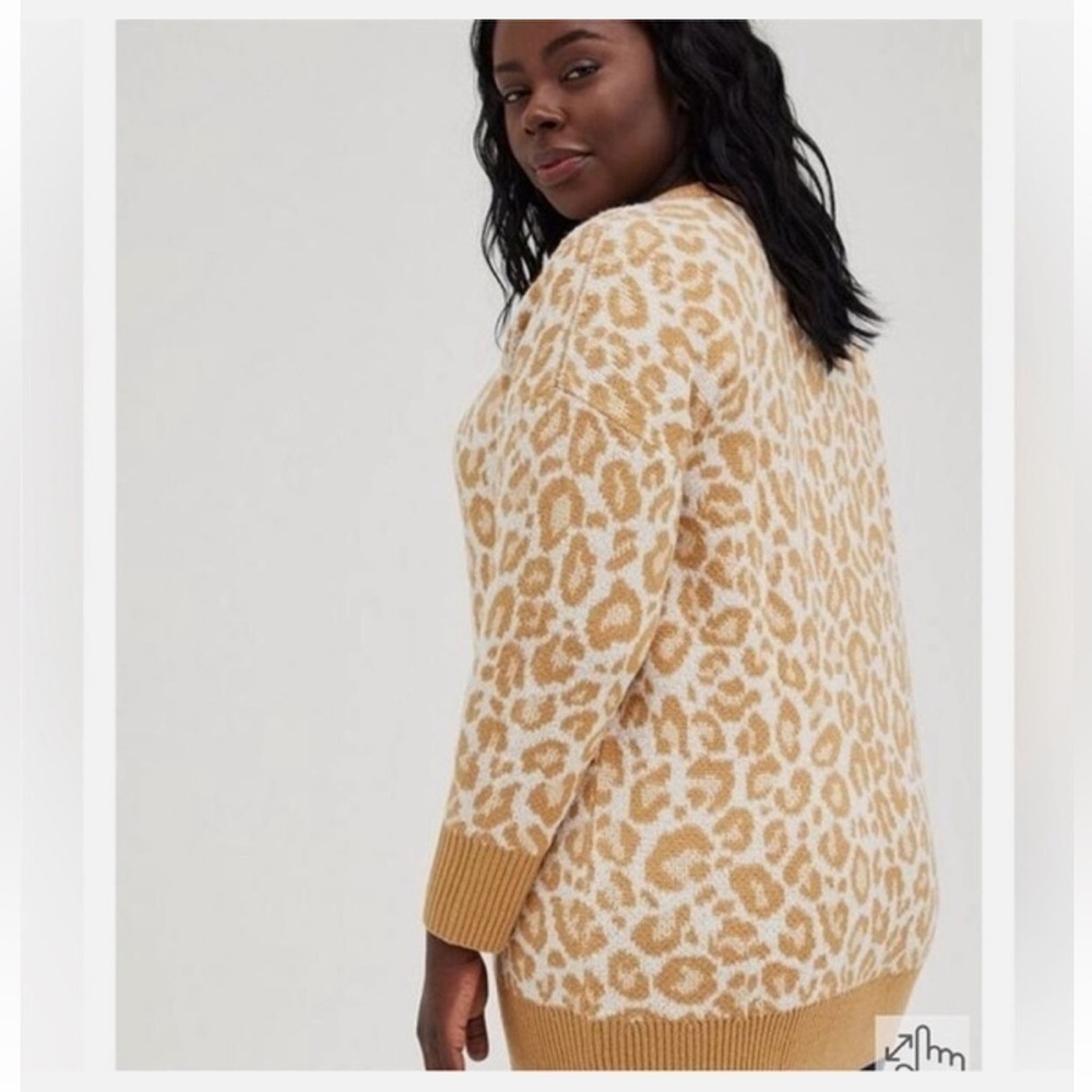 Torrid Leopard Print Sweater - Picture 2 of 6